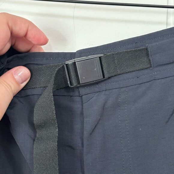 Eddie Bauer Black Ripstop Utility Nylon Outdoor Shorts Mens Medium - Picture 2 of 5